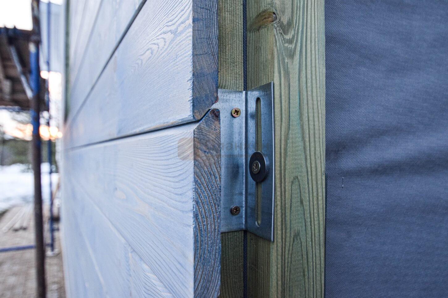 монтаж скошенного планкена