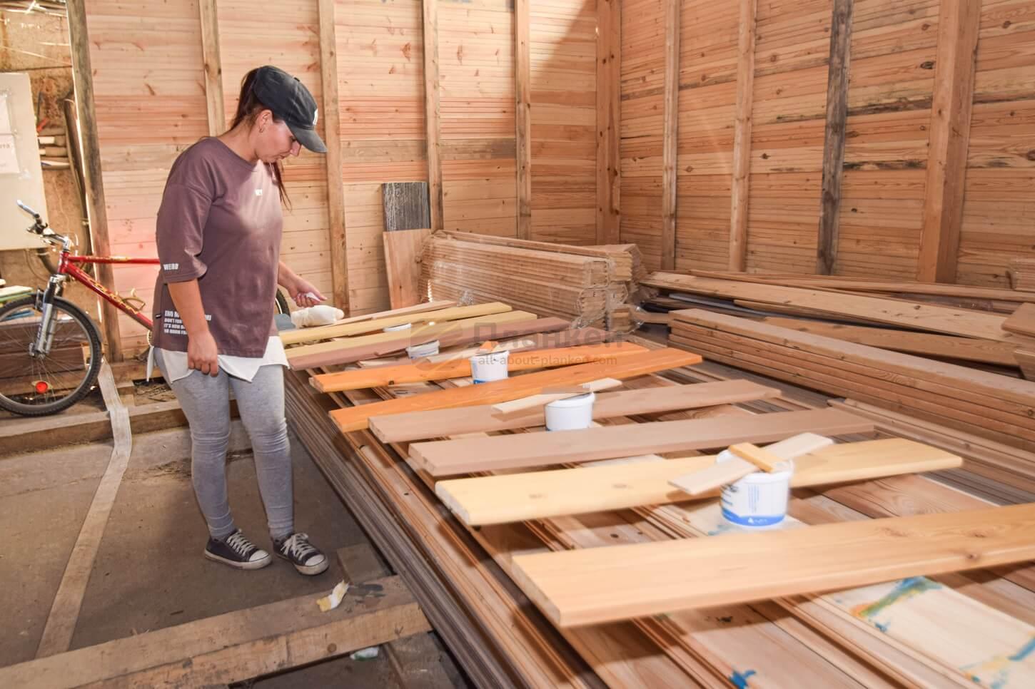 покраска планкена: подбор вариантов краскок