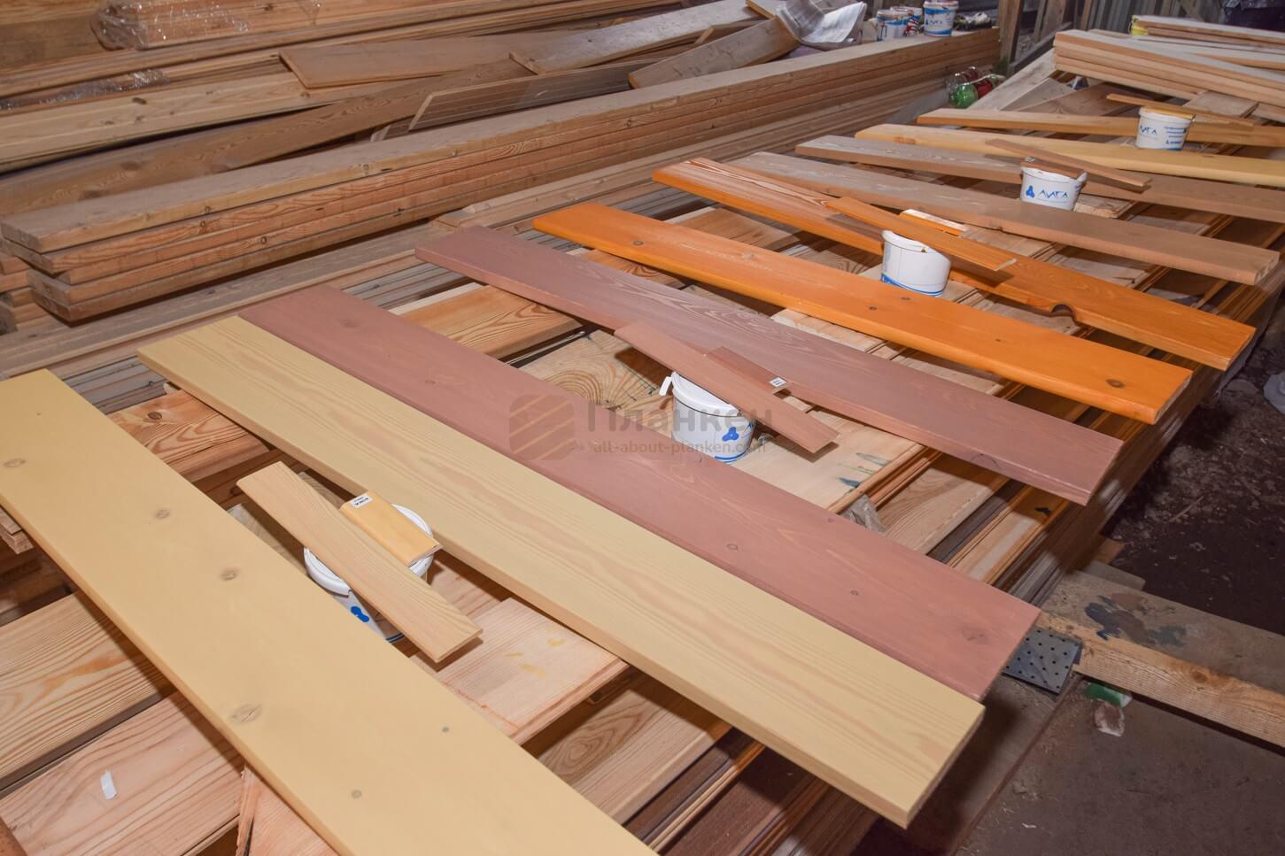 планкен окрашенный