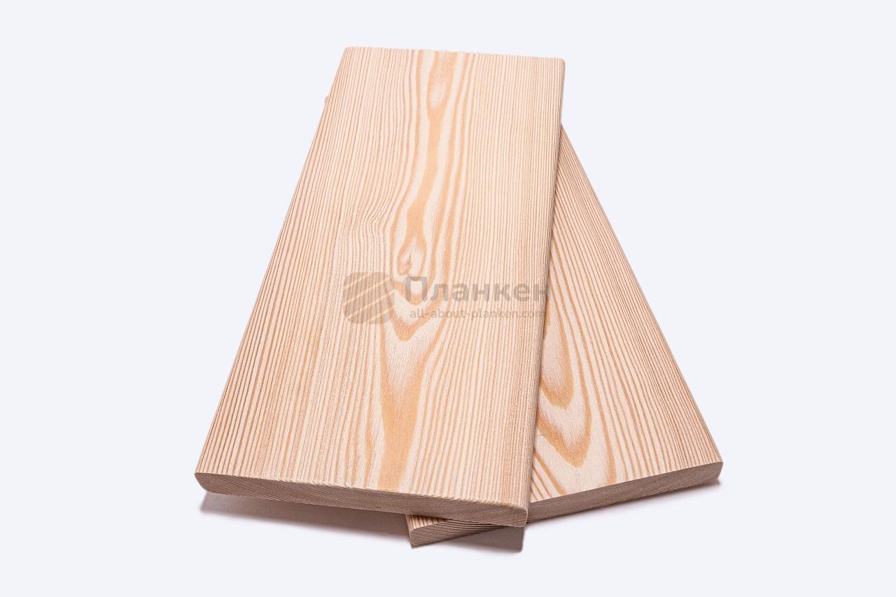 брашированный прямой планкен из лиственницы АВ