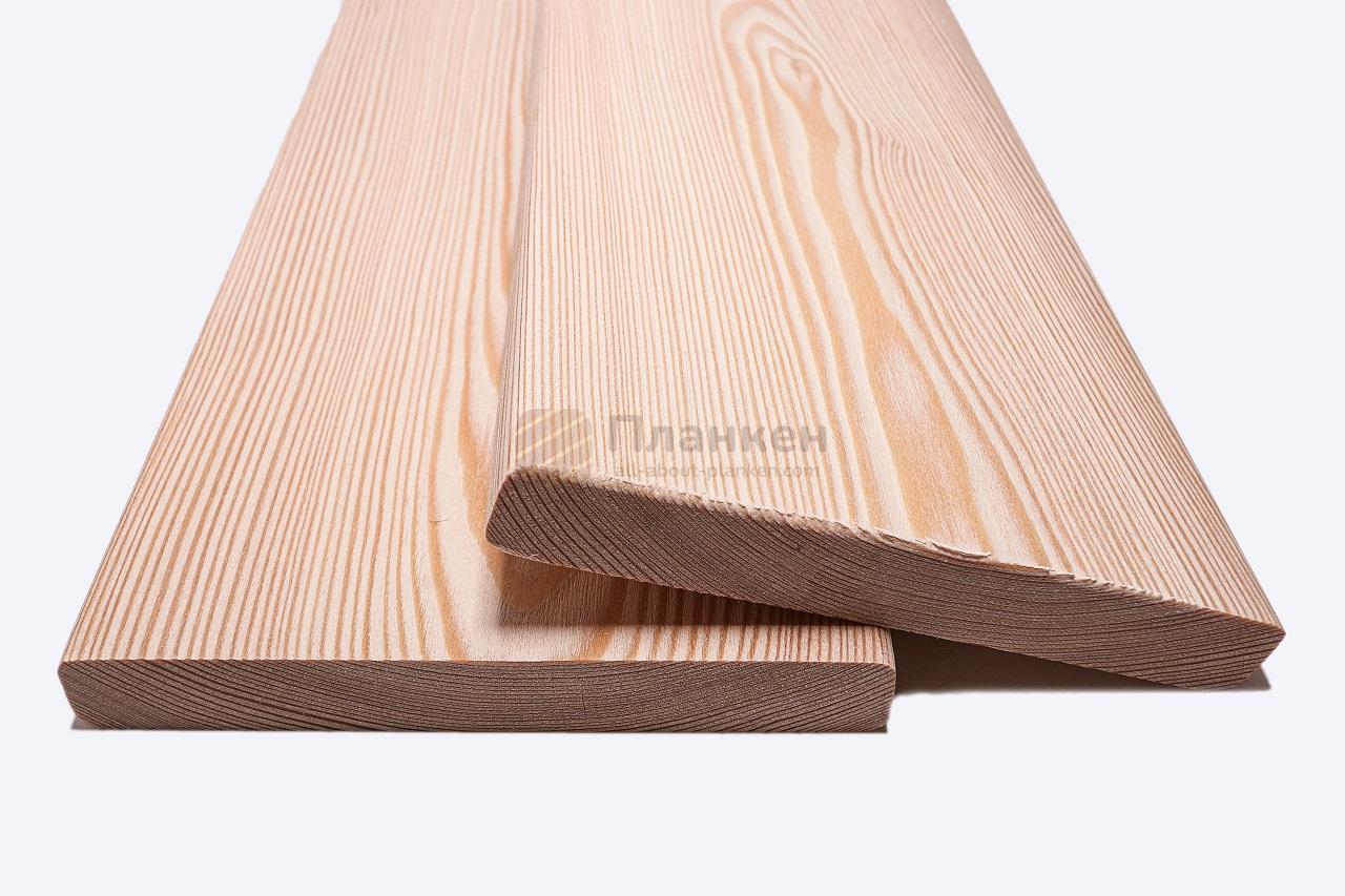 брашированный прямой планкен из лиственницы АВ