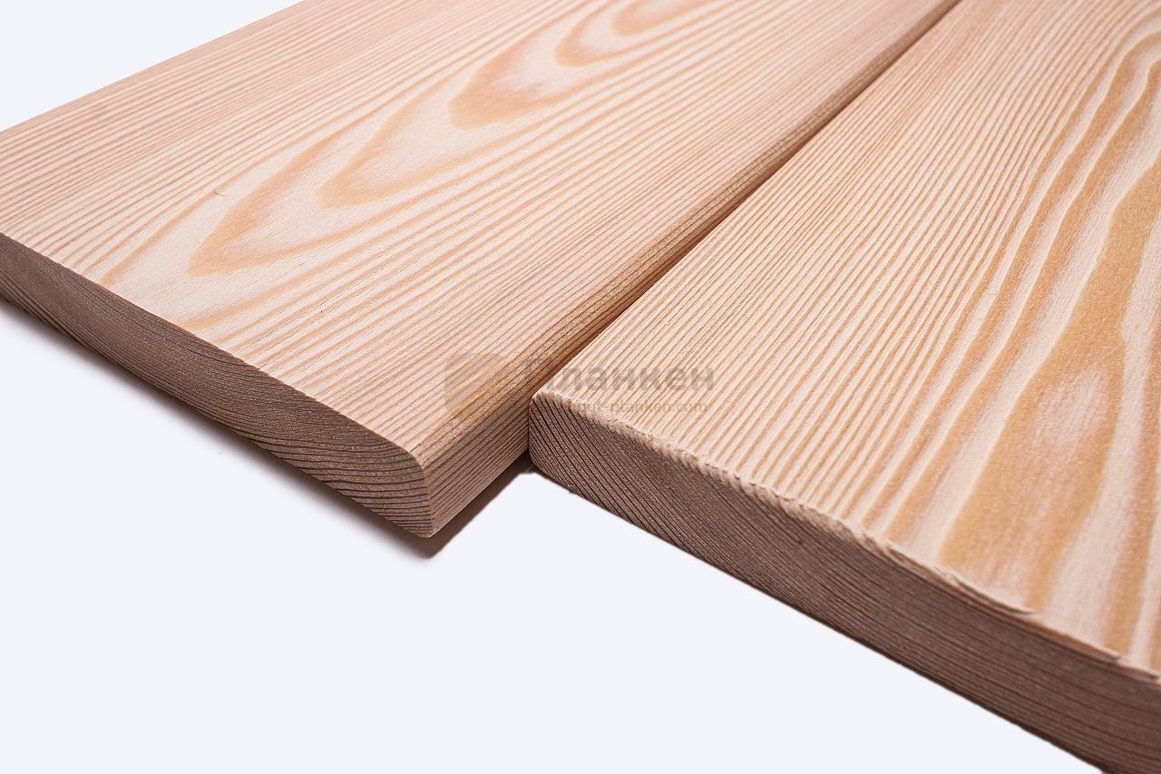 брашированный прямой планкен из лиственницы АВ