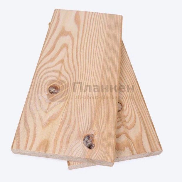 Прямой планкен из лиственницы CD 140x20x4000
