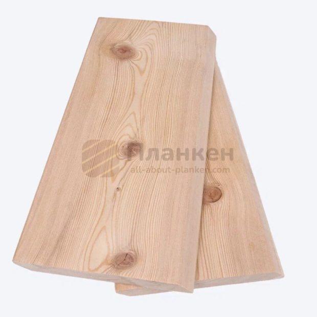 Скошенный планкен из лиственницы CD 140x20x5000