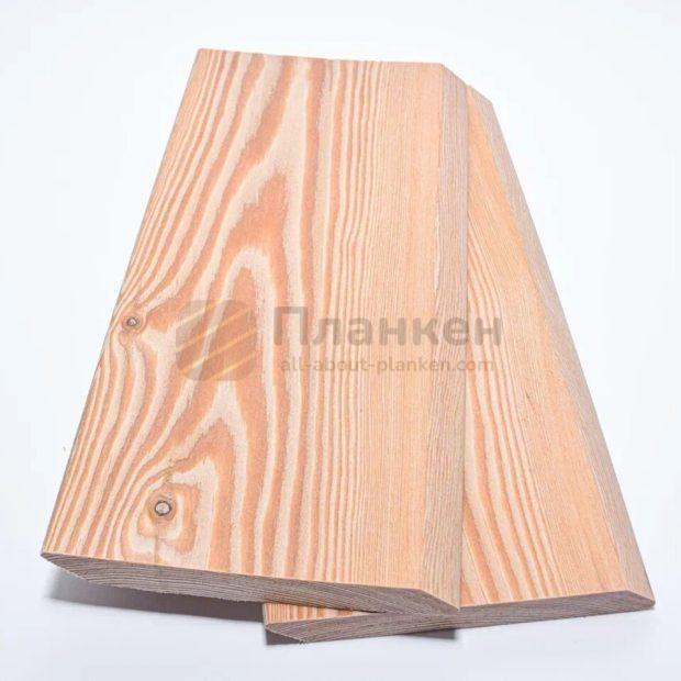 Планкен из лиственницы скошенный Прима 140x20x2000