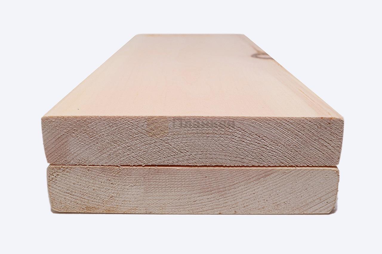 прямой планкен из кедра сорт АВ