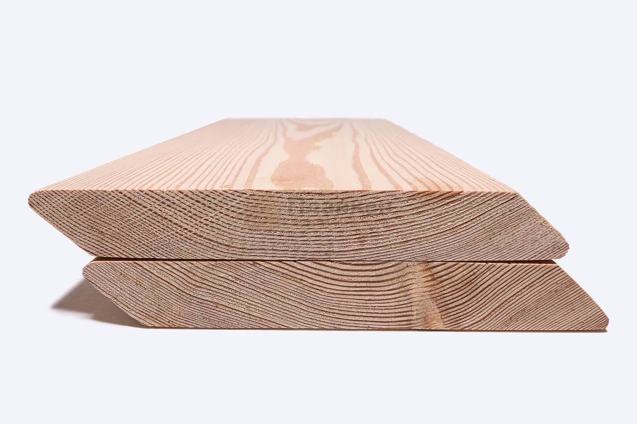 скошенный планкен из лиственницы АВ