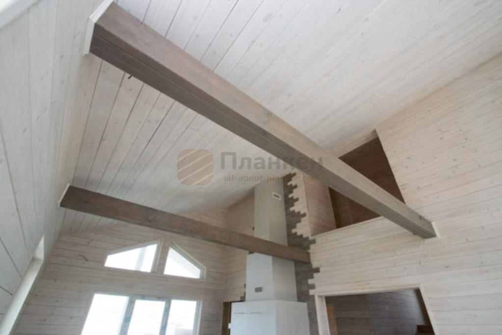 монтаж планкена внутри дома