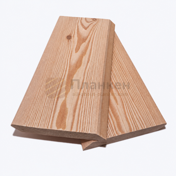 Брашированный планкен из лиственницы скошенный Прима 20x140x4000
