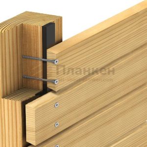 открытый крепеж для планкена