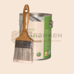 Масло-лазурь для защиты древесины Gnature Holzschutz с кисточкой