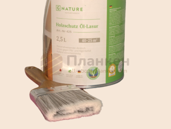 Масло-лазурь для защиты древесины Gnature Holzschutz Öl-Lasur