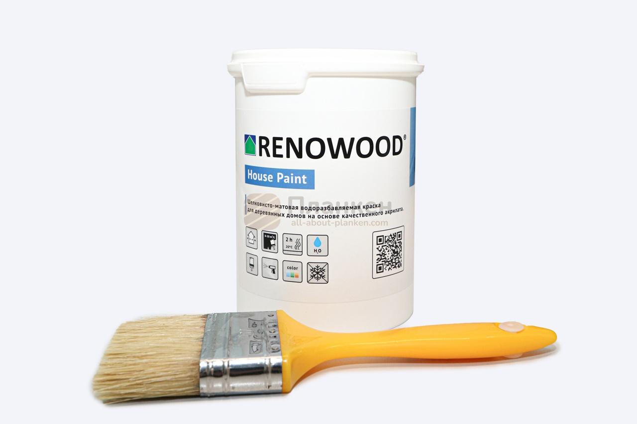 Шелковисто-матовая укрывная краска Renowood House Paint