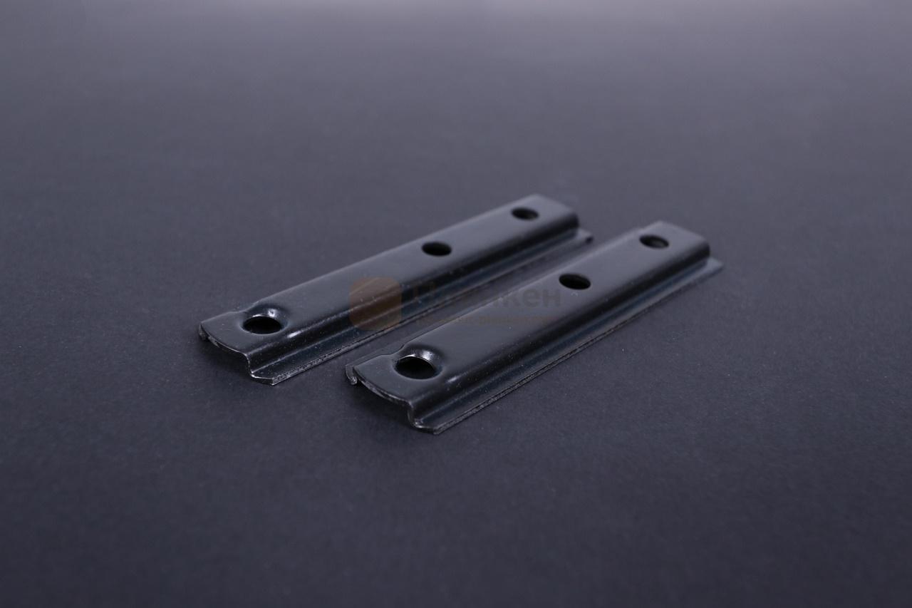 Крепеж усиленнный для планкена LesFix 75х18х1,0, без стопора, черный