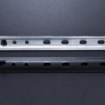 Усиленный крепеж для планкена LesFix 145х18х1,0 со стопором, черный