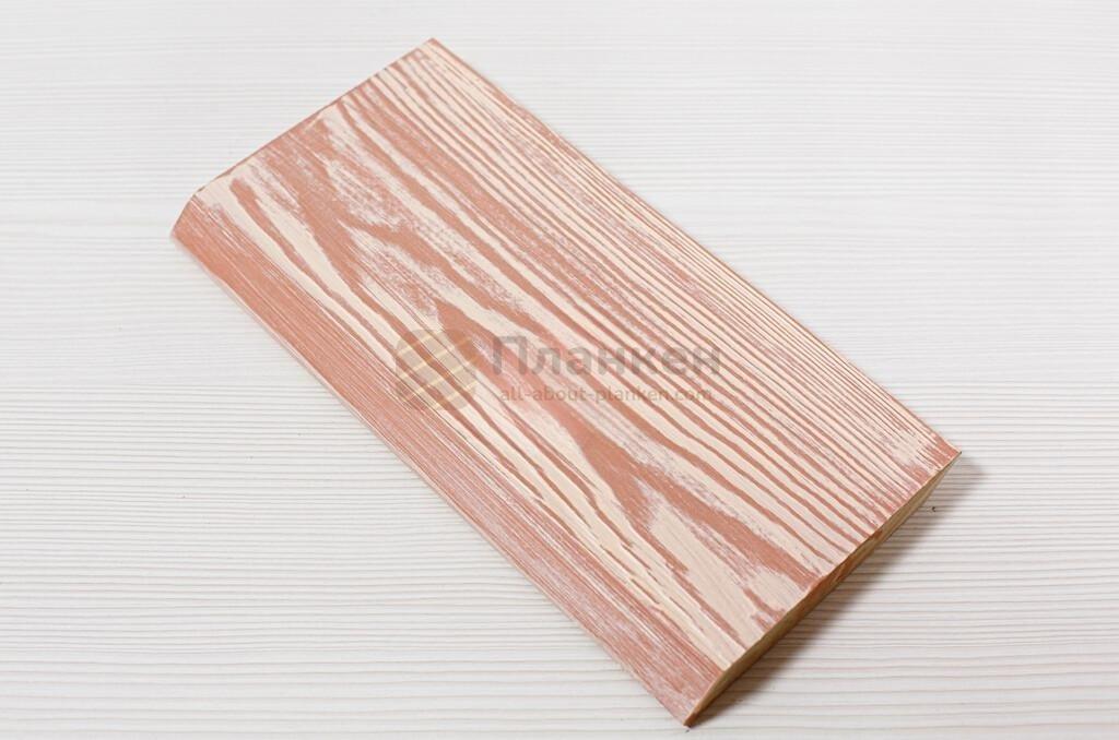 Патинированный планкен из сосны скошенный ВС(С) 125х20х2100