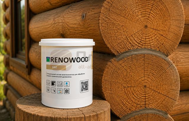Герметик для защиты торцов от трещин Renowood