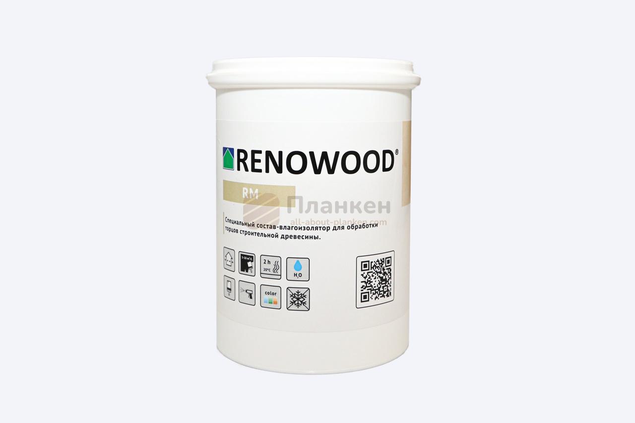 Герметик для защиты торцов планкена от трещин Renowood RM