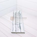 Винтажный планкен из лиственницы (BIORA-1513) белый цвет