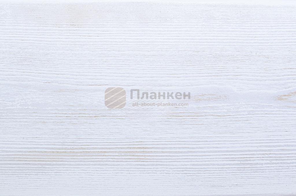 Винтажный планкен из лиственницы RAL-1000 белый цвет