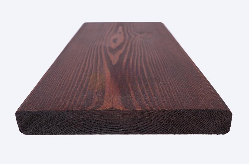 Планкен прямой из лиственницы крашеный Renner TM-1806 АВС 140х20х5100