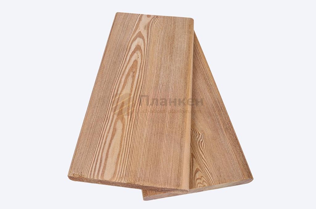 Прямой планкен из термолиственницы без сучков