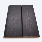 Скошенный планкен из лиственницы крашеный Tikkurila TM-1824 140х20х4000