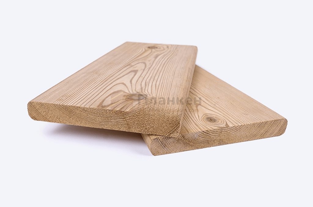 Прямой планкен из лиственницы сорт CD 190x20x2000