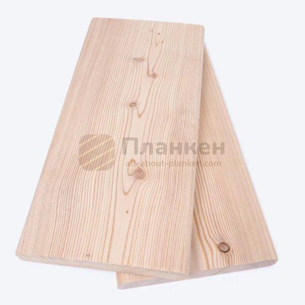 Прямой планкен из лиственницы АВ 120x20x3000
